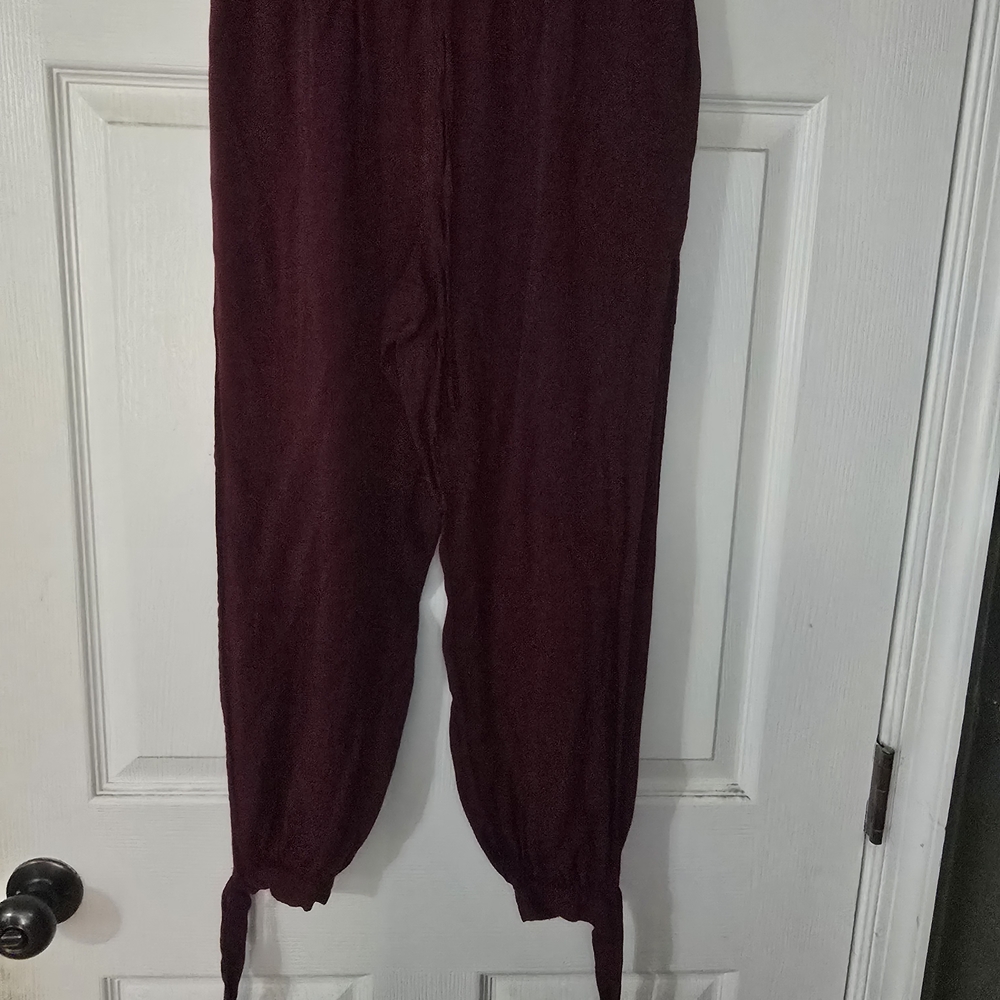 H&M Deep Red Casual Pants